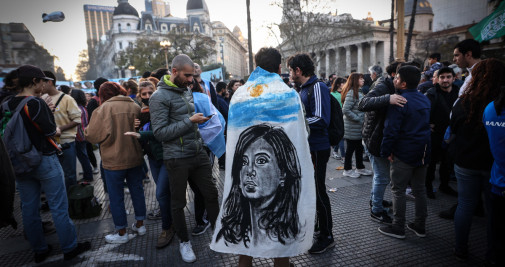 Manifestación de apoyo a Cristina Fernández de Kirchner en Argentina / EFE - Juan Ignacio Roncoroni
