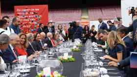 Cena de la gala de entrega de los Premios Pymes de Pimec en el Camp Nou / GALA ESPÍN