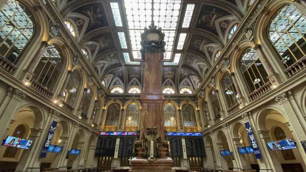 Interior del palacio de la Bolsa de Madrid / EP