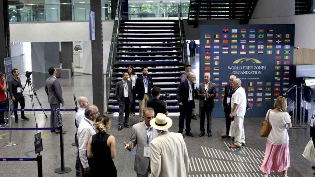 Imagen del primer día del encuentro internacional de zonas francas que se organiza hasta el viernes en Barcelona / CG