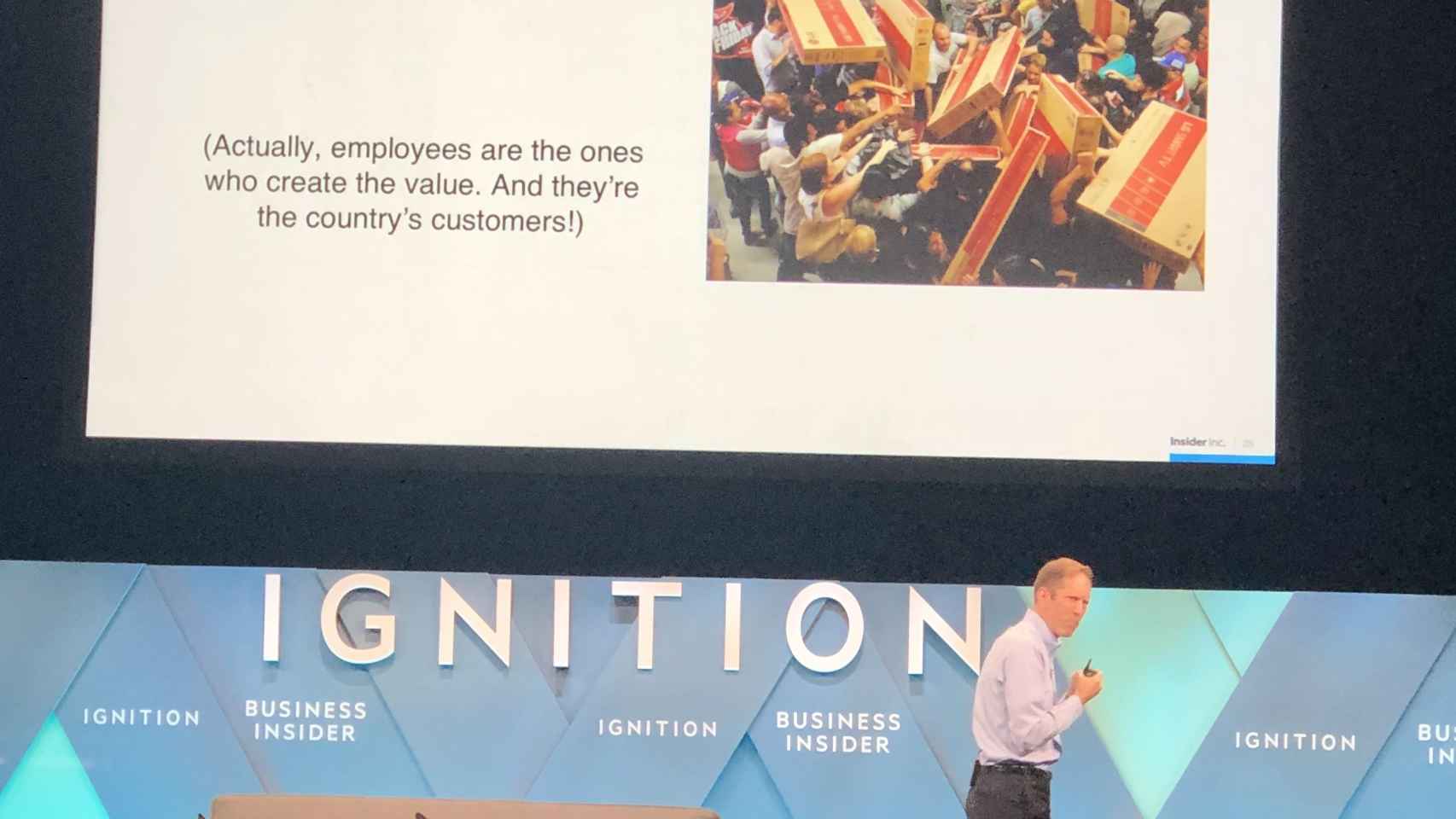 Henry Blodget, CEO y fundador de 'Business Insider', durante su intervención en Ignition