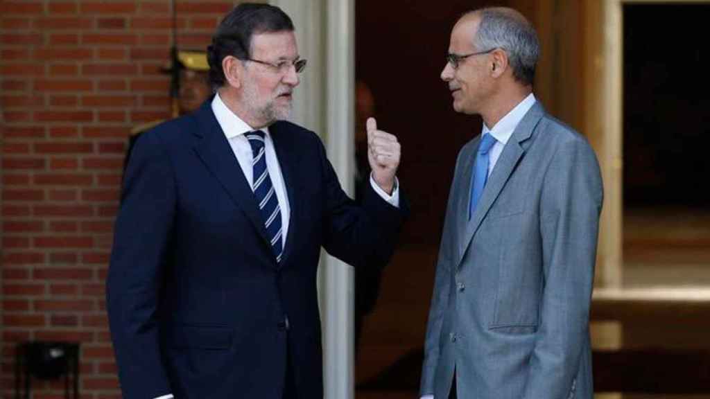 Mariano Rajoy recibió a Antoni Martí en la Moncloa a principios de septiembre de 2014.