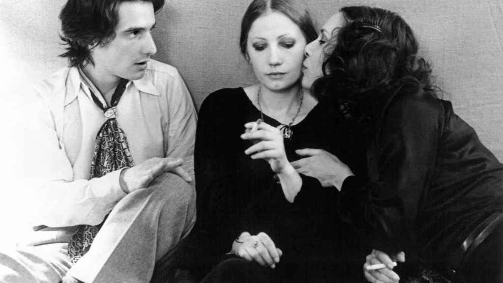 Léaud, Lebrun y Lafont en un fotograma de 'La mama y la puta'