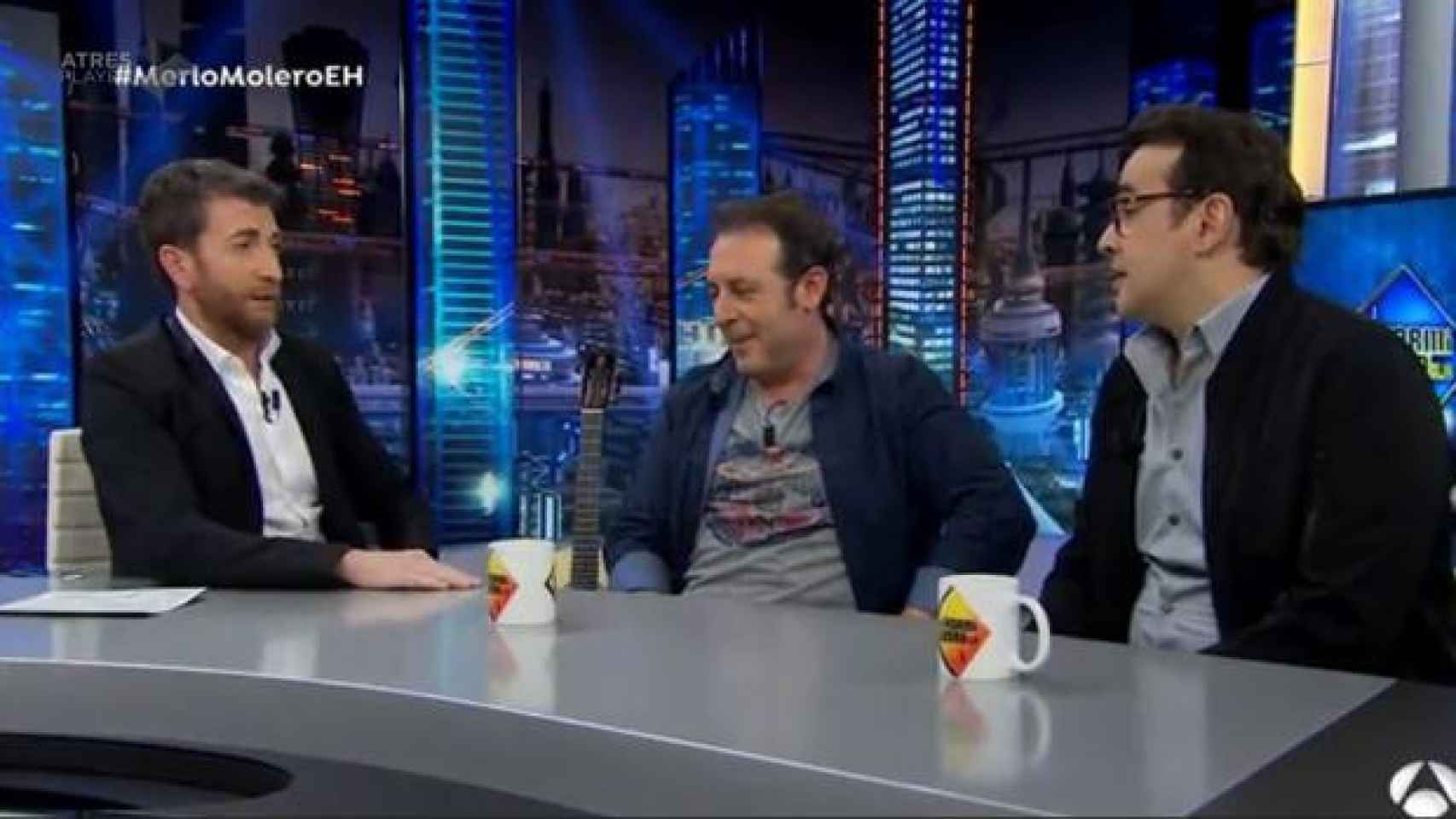 Antonio Molero visitó 'El Hormiguero' junto a Luis Merlo / ATRESMEDIA