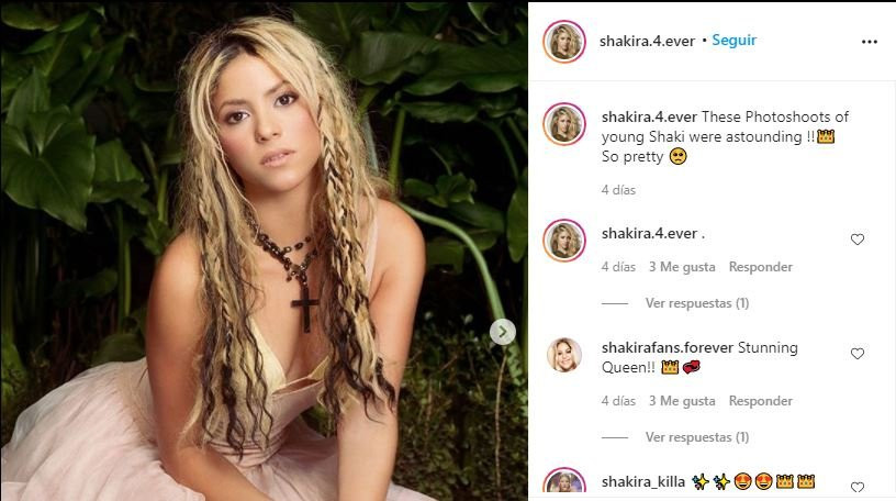 Shakira vestida de boda INSTAGRAM