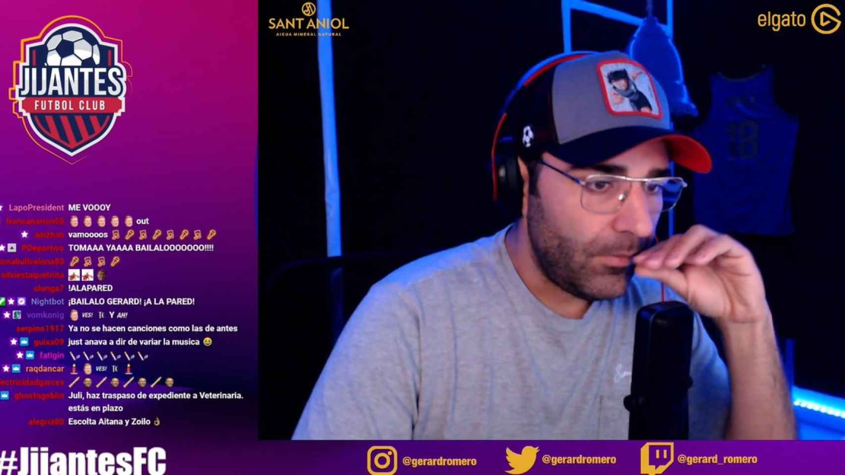 El canal de Twitch de Gerard Romero / Redes