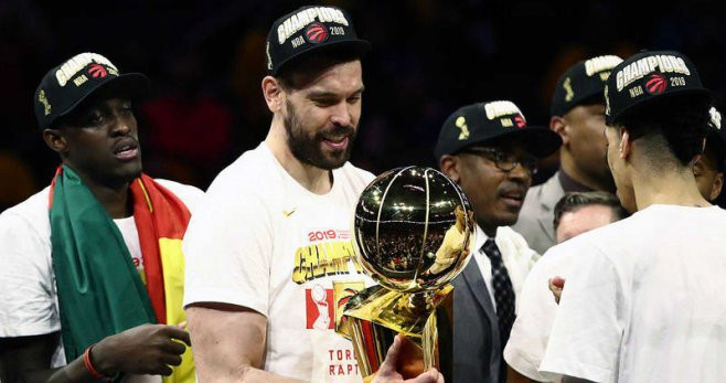 Marc Gasol consiguió su primer título de la NBA | EFE