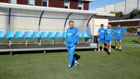 Ronald Koeman saliendo al campo de entrenamiento del Barça / FC Barcelona