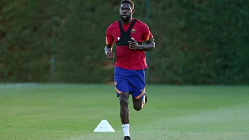 Umtiti ha vuelto a entrenar con el grupo / FC Barcelona