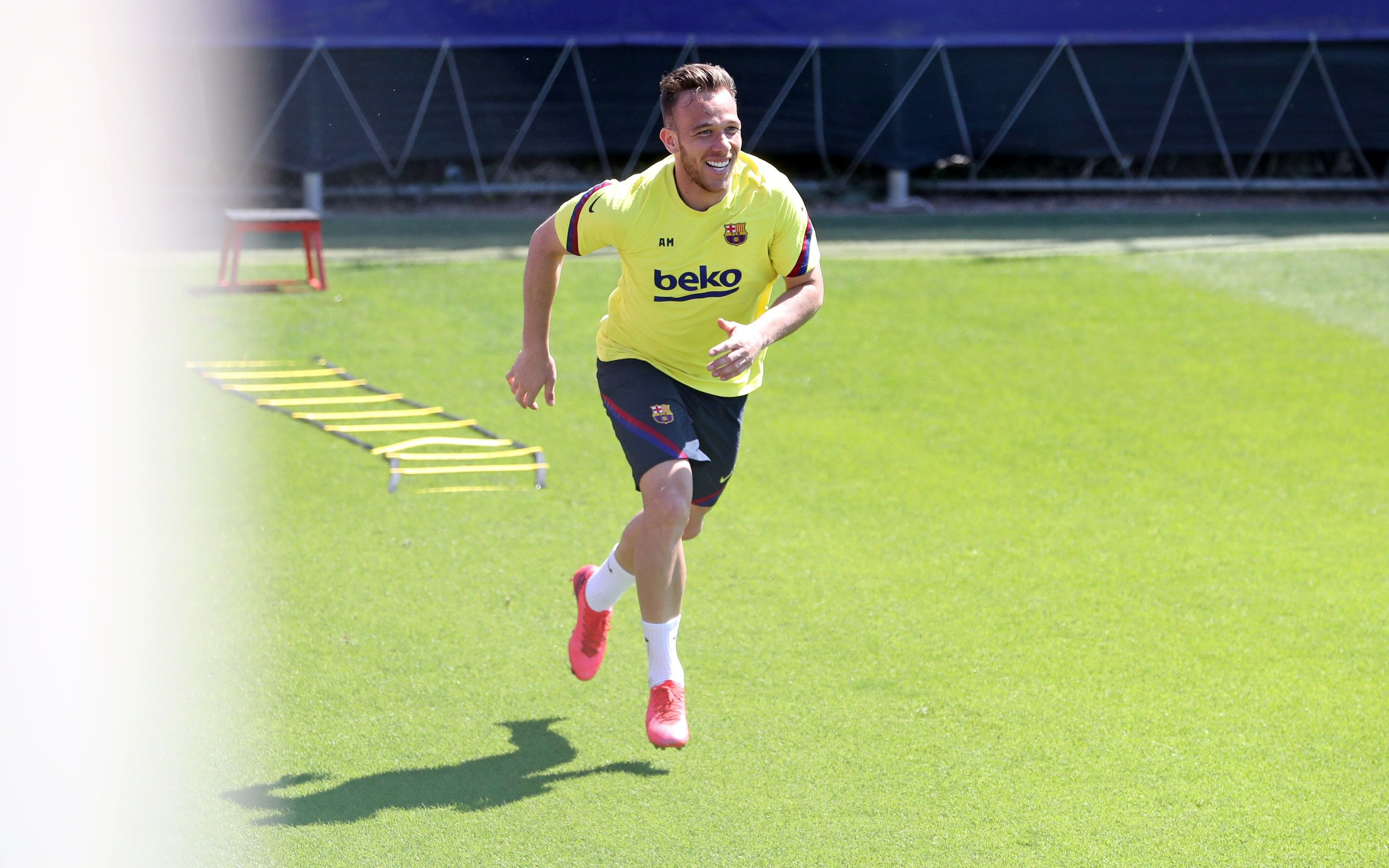 Arthur Melo entrenando con el FC Barcelona / FC Barcelona