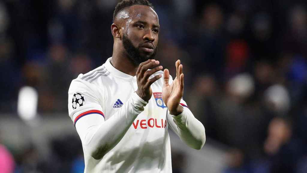 Moussa Dembelé en una imagen de archivo con el Olympique de Lyon / EFE