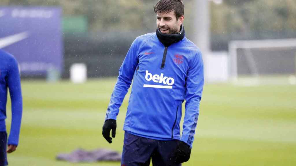 Gerard Piqué entrenando con el FC Barcelona / FC Barcelona