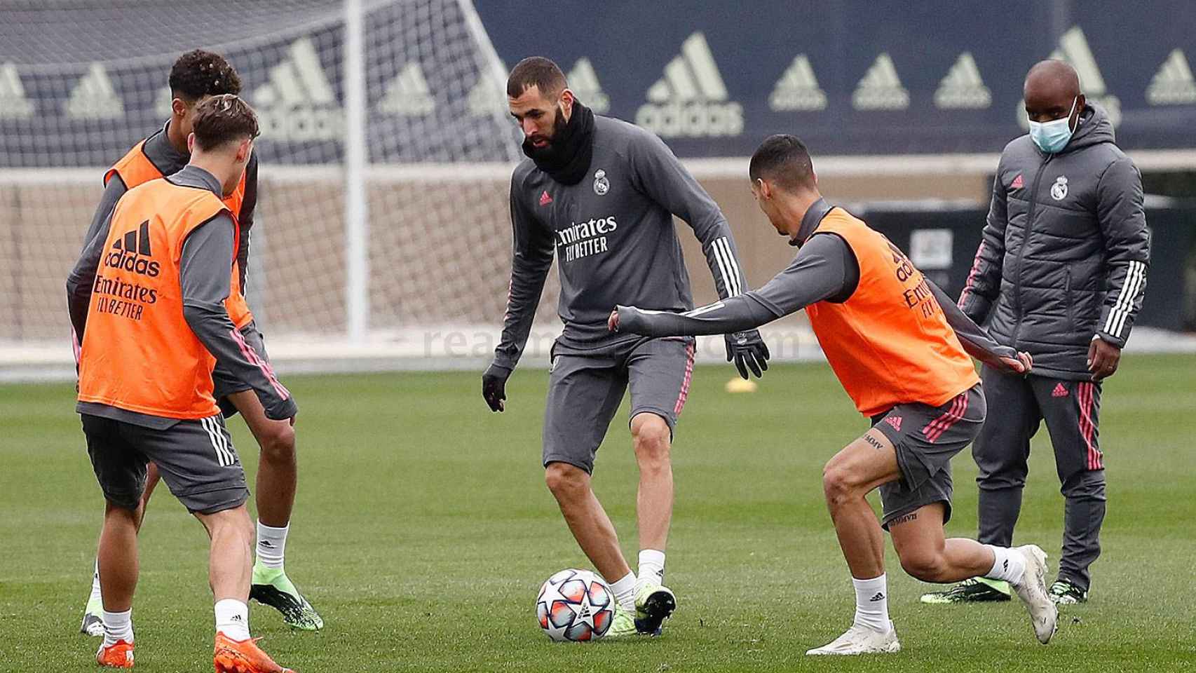 Los jugadores del Real Madrid, en un entrenamiento | RM