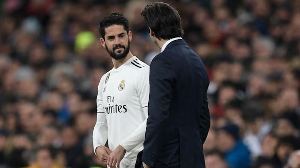 Una foto de Isco y Santiago Solari / EFE