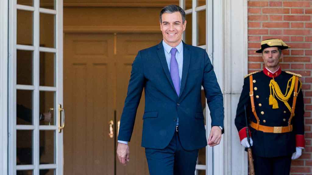 El presidente del Gobierno, Pedro Sánchez, en la Moncloa / EUROPA PRESS