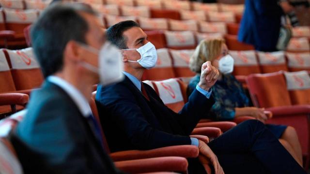 El presidente del Gobierno, Pedro Sánchez, en un acto en el CSIC esta semana / EFE