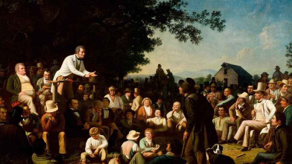 'Discurso', de George Caleb Bingham (1853-1854)