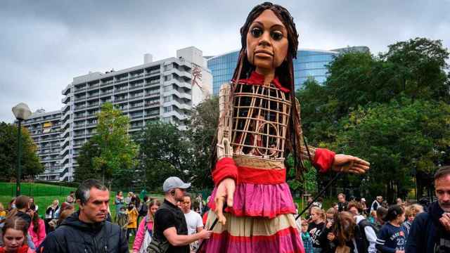 La pequeña Amal, en Bélgica / EFE