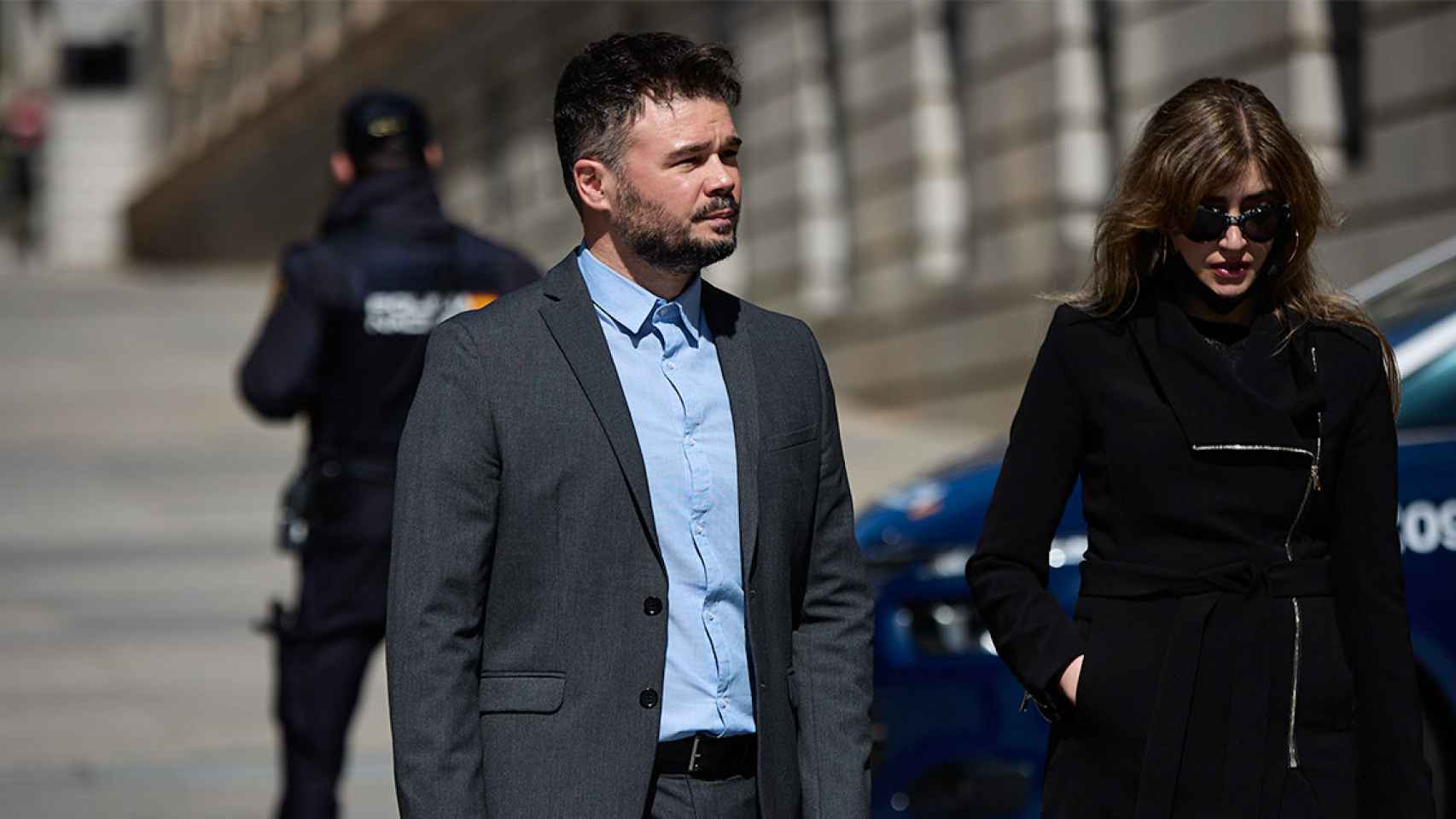 El diputado de ERC en el Congreso Gabriel Rufián, que ha llamado tarado a Puigdemont por la independencia / EUROPA PRESS