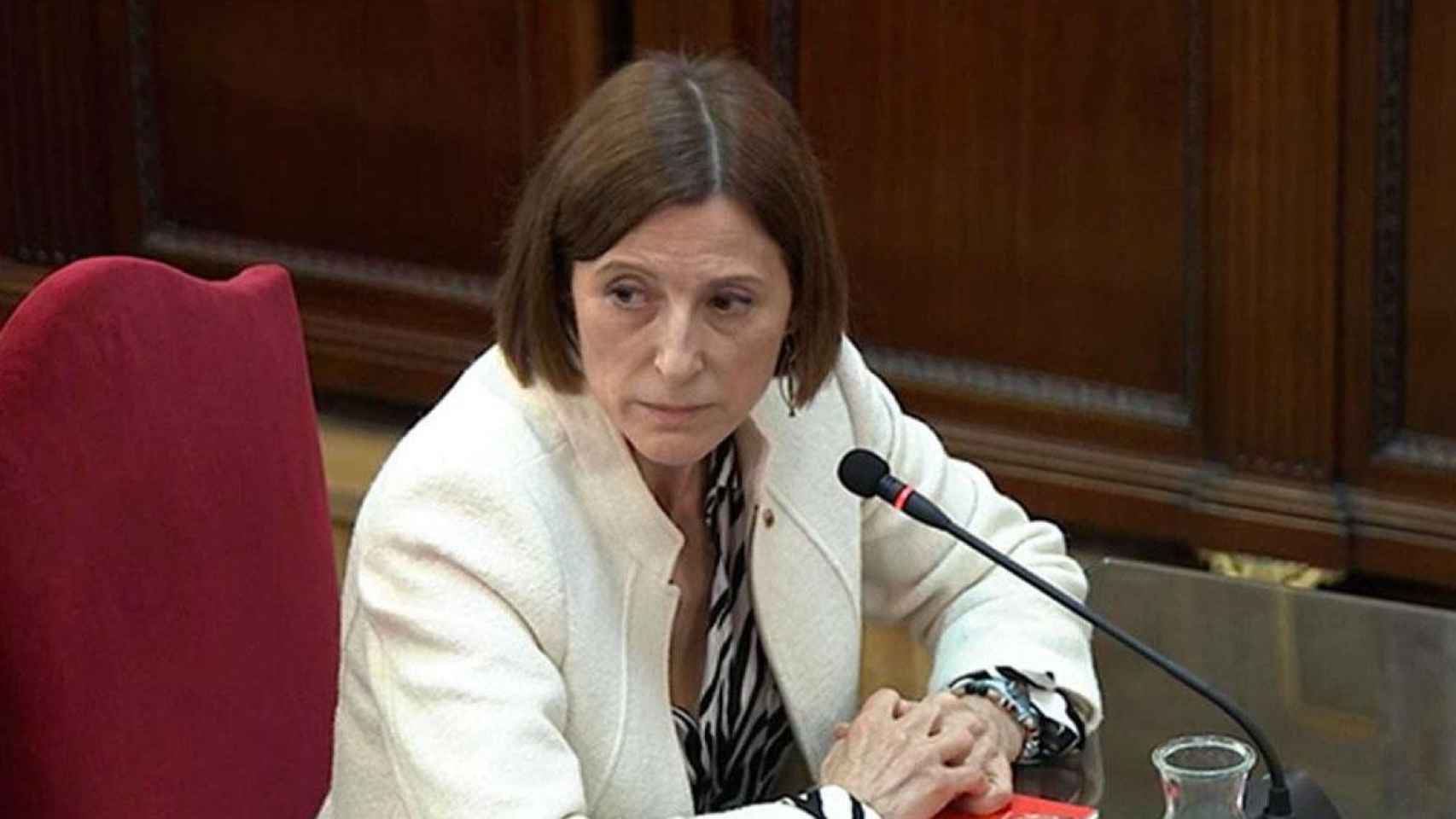 Carme Forcadell durante el juicio del procés / EFE