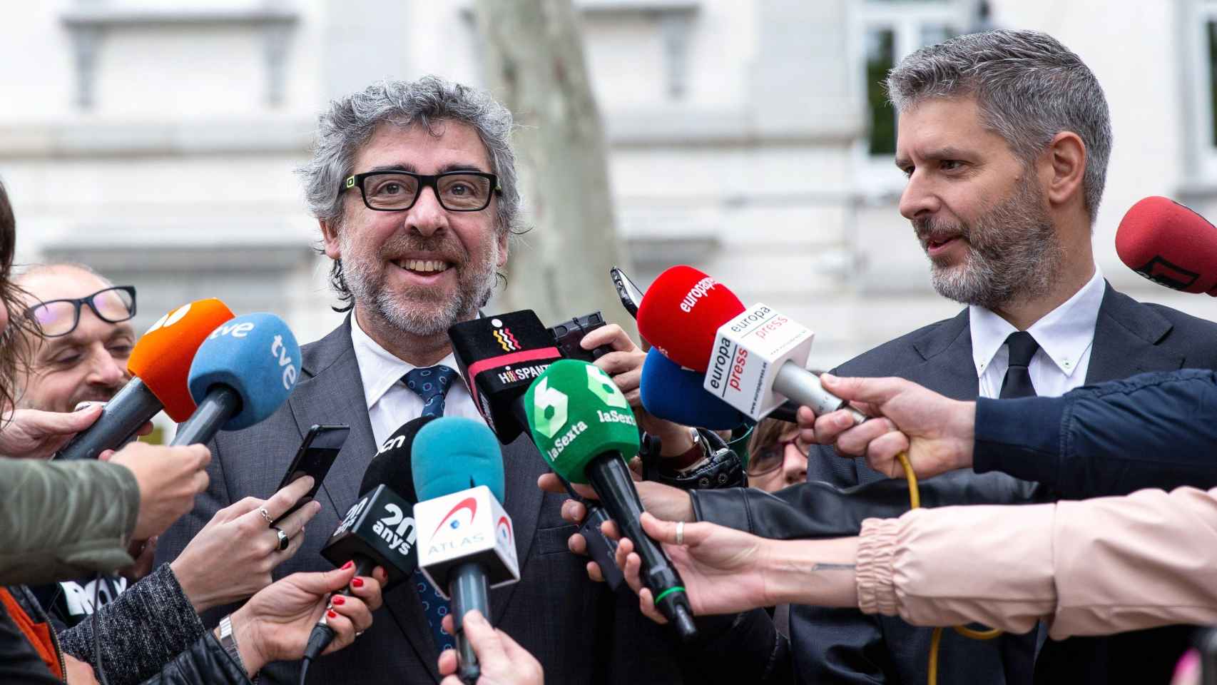 Los abogados de la Defensa, Jordi Pina y Andreu Van den Eynde