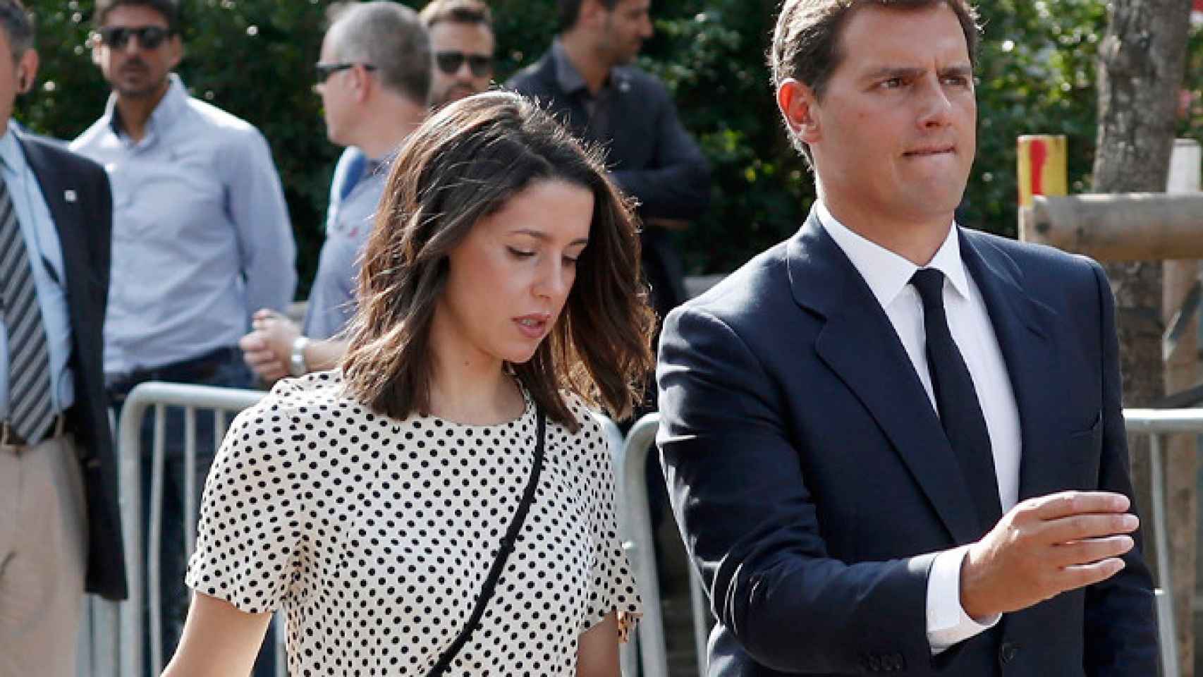 Inés Arrimadas (i), líder de la oposición en Cataluña, junto a Albert Rivera (d), presidente de Ciudadanos / EFE