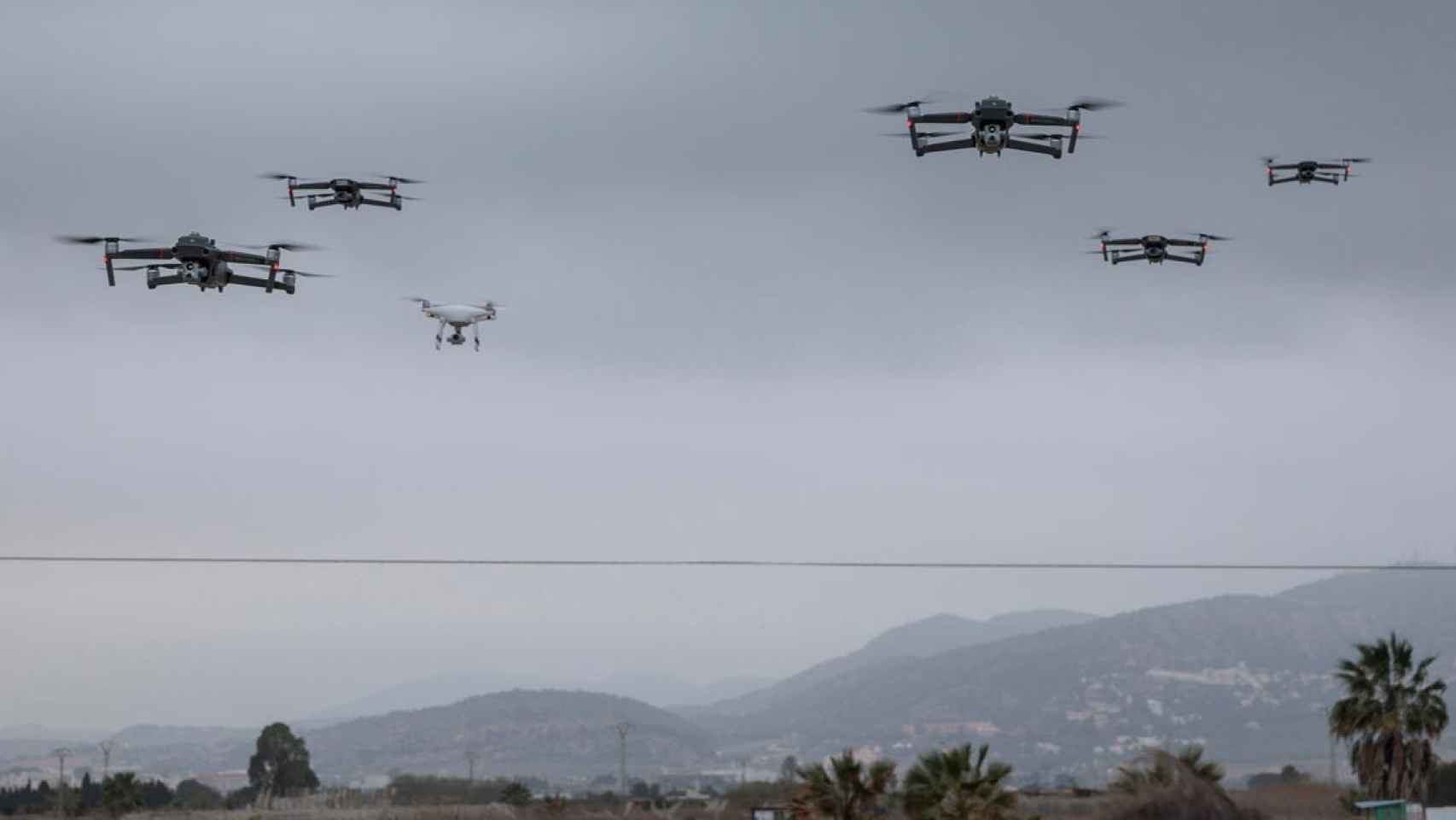 Drones de la Universidad Politécnica de Valencia  / EFE