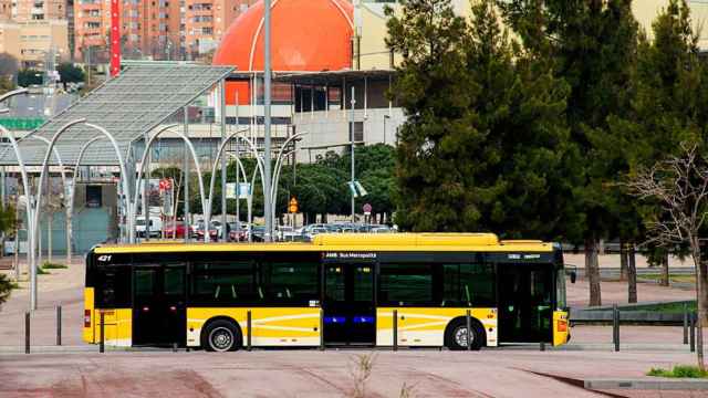Un autobús de Tusgsal como los que operan el NitBus, el bus nocturno de Barcelona / CG