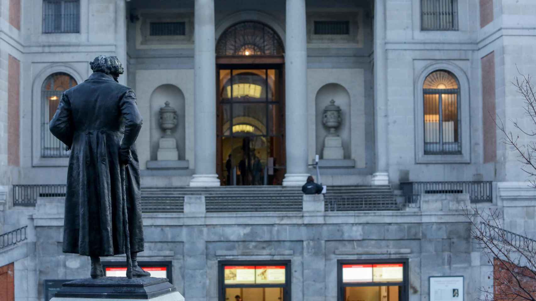 Estatua de Goya frente a la entrada del Museo del Prado, uno de los grandes museos españoles / EP