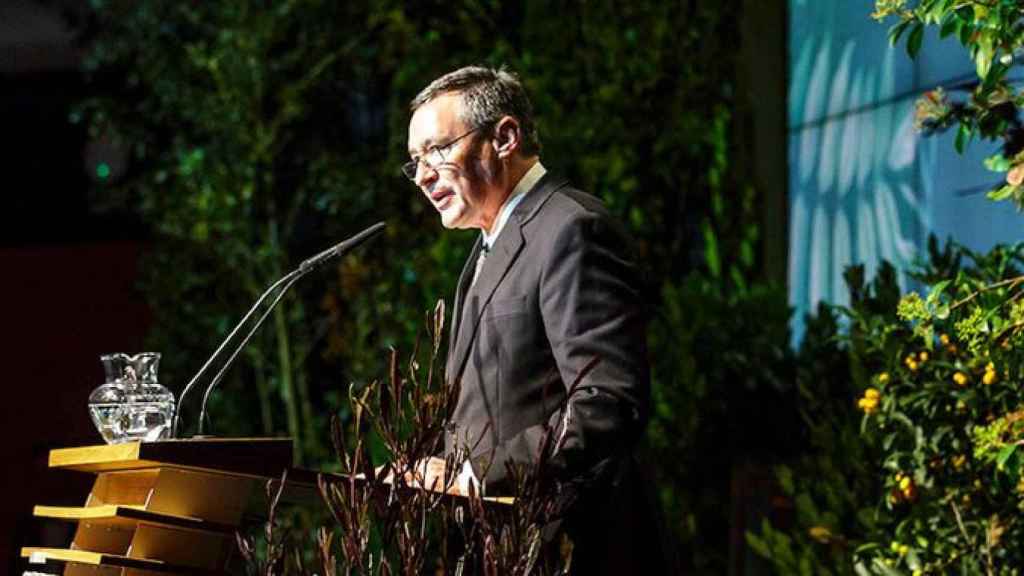 Angel Simón, presidente ejecutivo de Aguas de Barcelona en la celebración del Día Mundial del Agua / AB