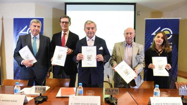 El presidente del Círculo de Empresarios, Javier Vega de Seoane presenta el documento 'Una España mejor para todos' / EFE