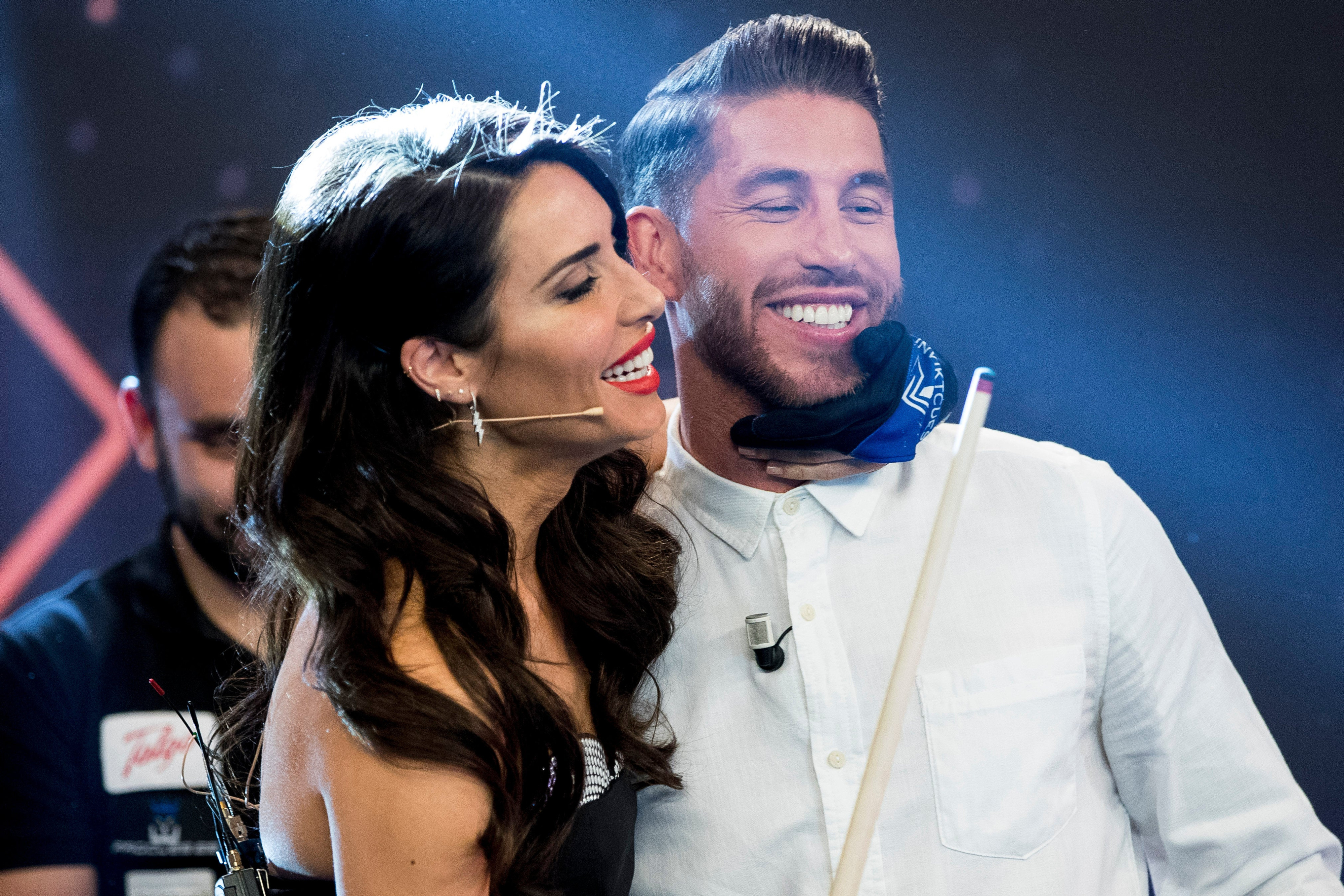 Pilar Rubio y Sergio Ramos en el programa 'El Hormiguero'