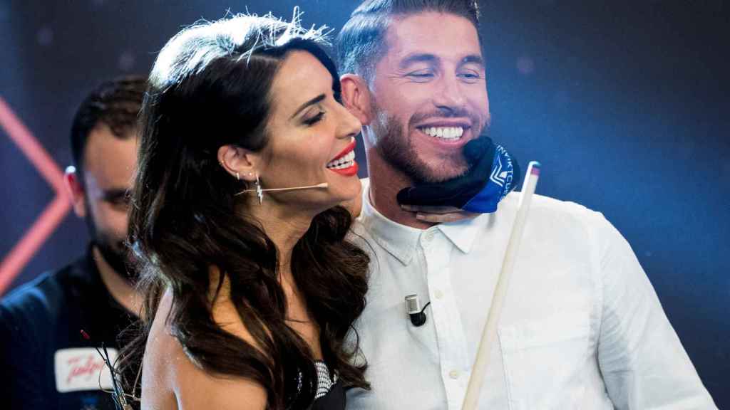 Pilar Rubio y Sergio Ramos en el programa 'El Hormiguero'