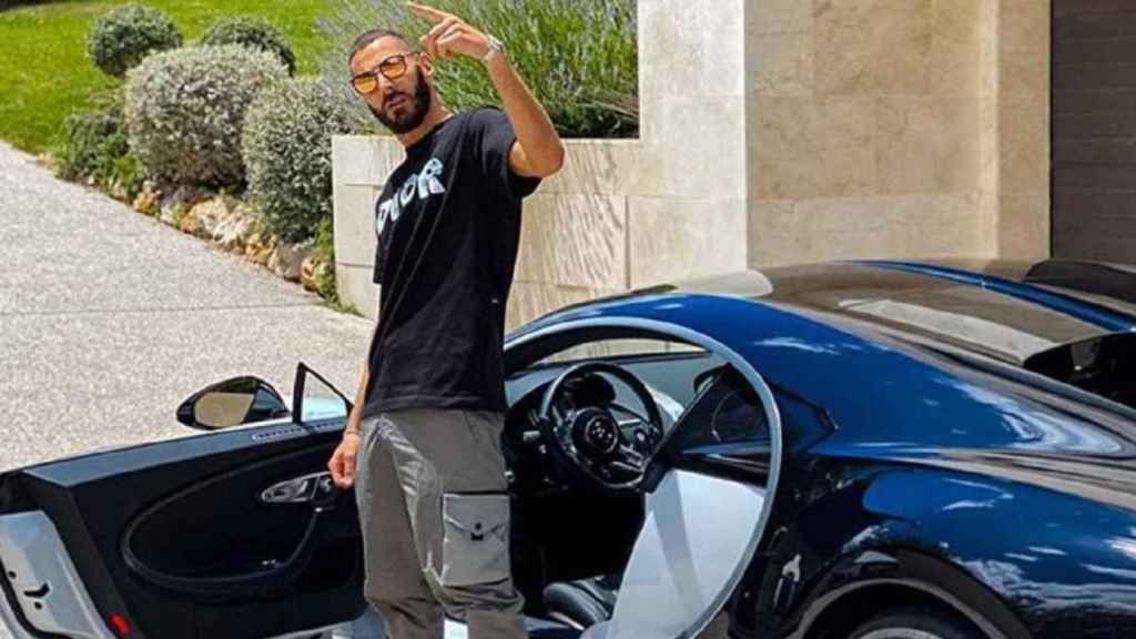 Benzema enseña su colección de coches : REDES