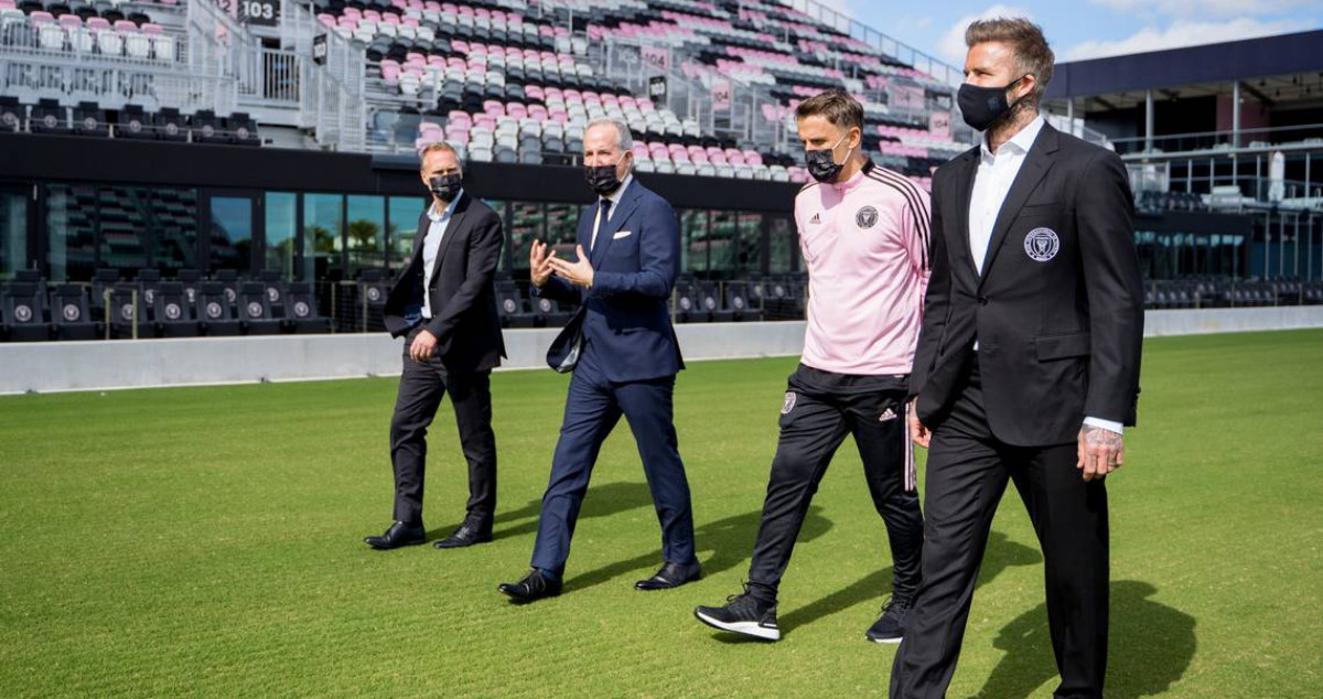 David Beckham, en el estadio del Inter de Miami / Redes