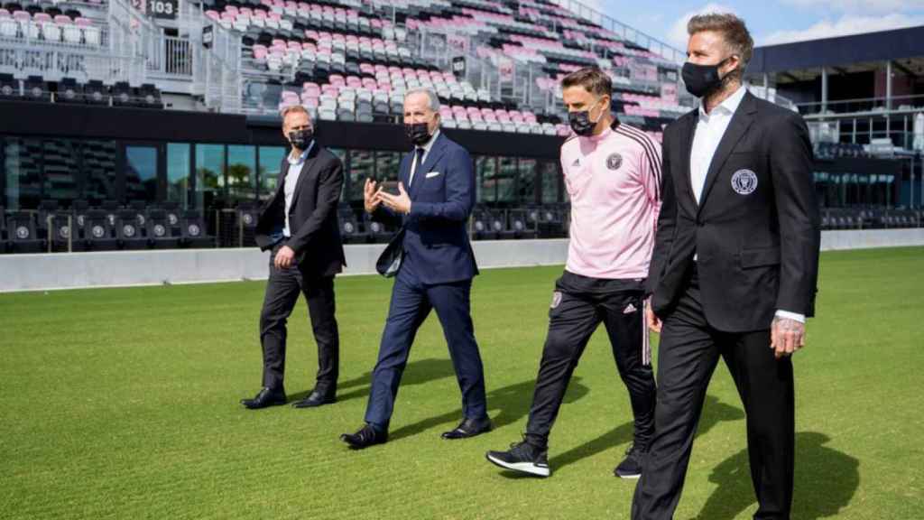 David Beckham, en el estadio del Inter de Miami / Redes