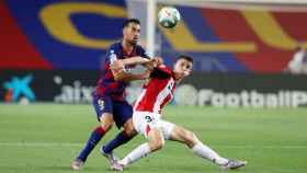 Sergio Busquets durante el partido del Barça contra el Athletic Club / FC Barcelona