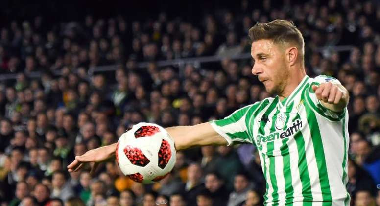 Joaquín Sánchez en un partido del Betis en la Liga / EFE