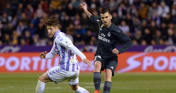 Una foto de Dani Ceballos durante el partido ante el Valladolid / EFE