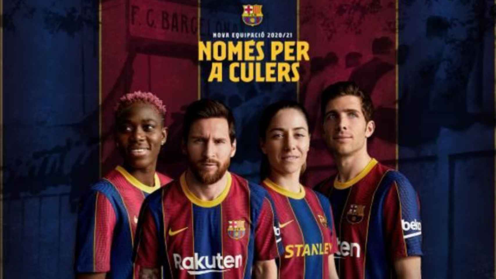 Imagen promocional de la nueva equipación / FC Barcelona