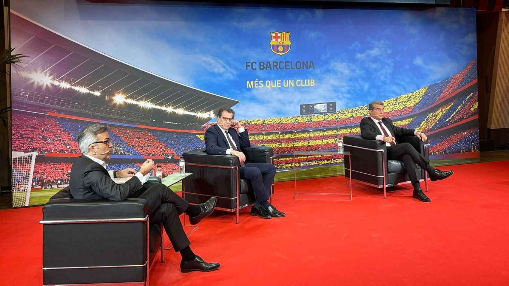 Imagen del debate del Grupo Godó de la presidencia del Barça / Sí al futur