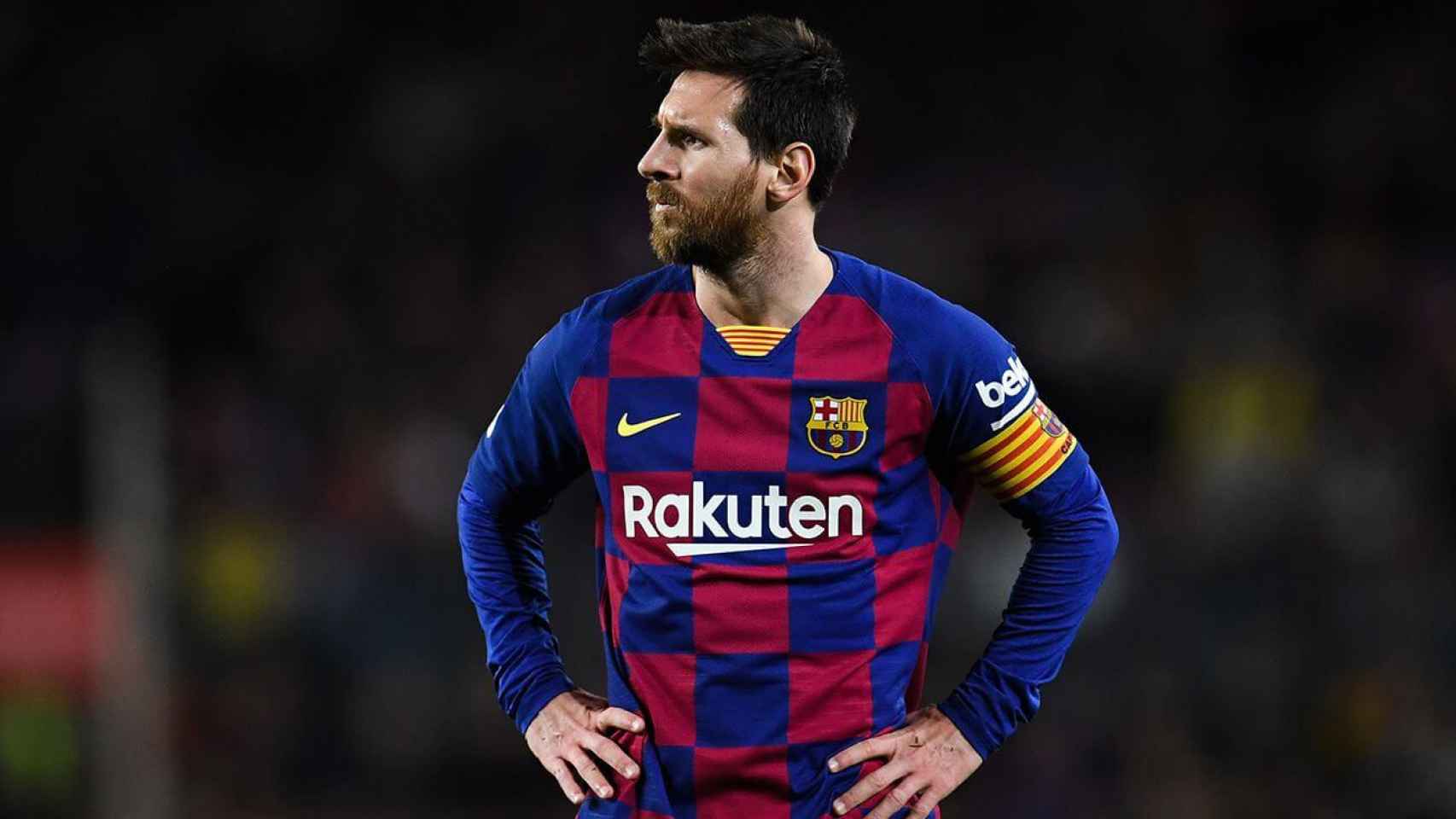 Leo Messi en un partido del Barça / EFE