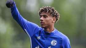 Jean-Clair Todibo en un entrenamiento con el Schalke 04 /REDES