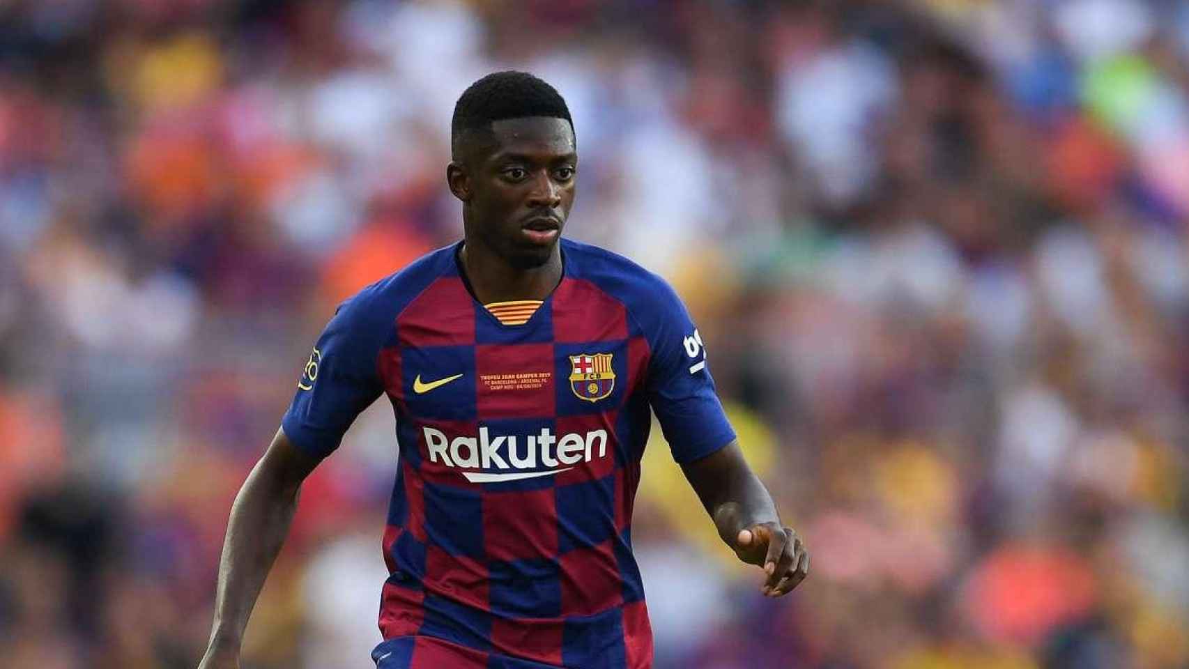 Dembelé durante un duelo con el Barça/ Instagram