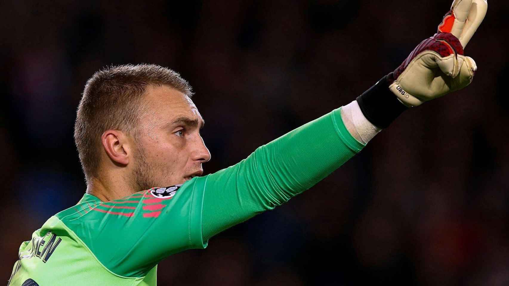 Una foto de Jasper Cillessen durante un partido del Barça / EFE