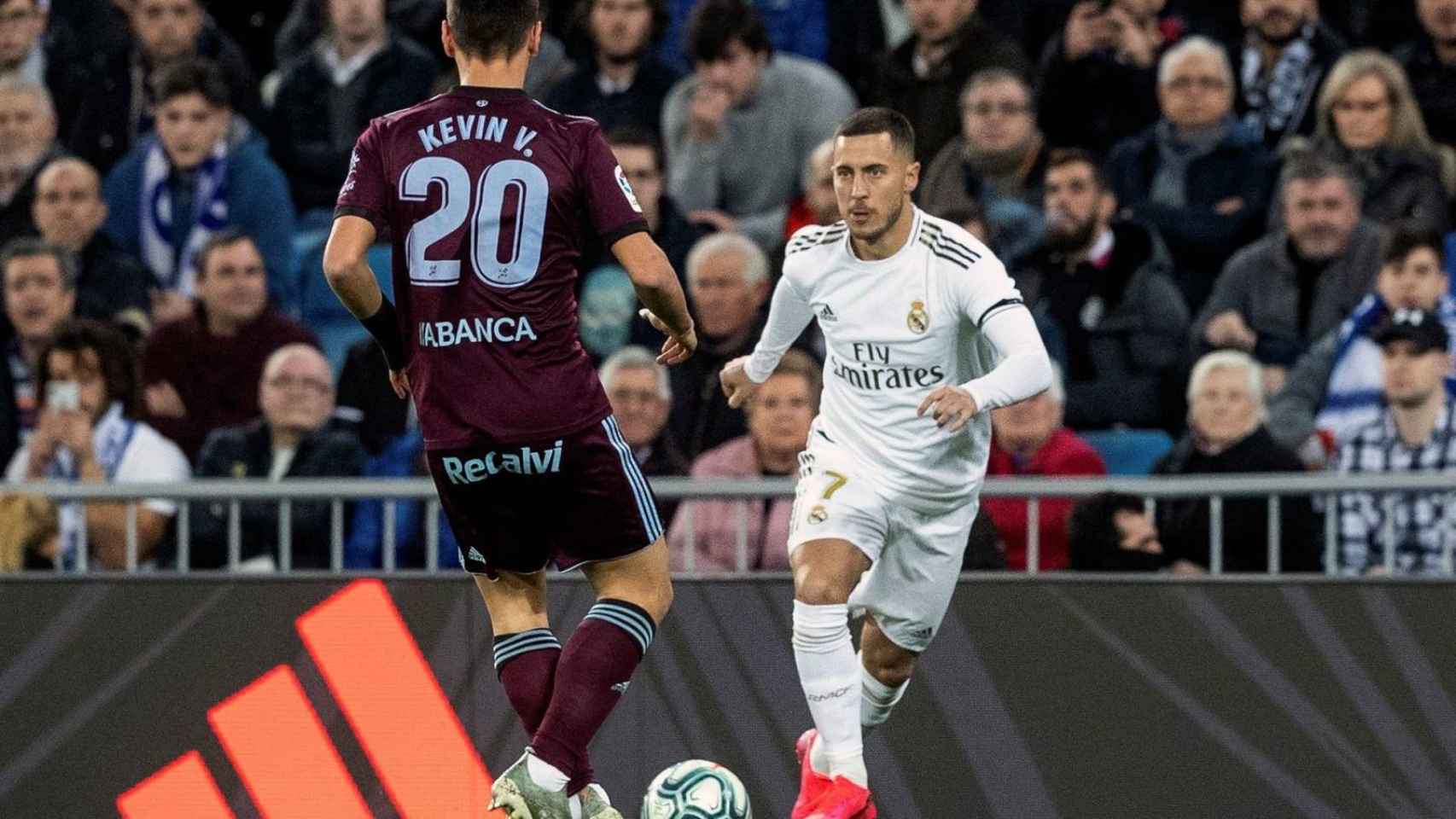 Eden Hazard en un encuentro contra el Celta / EFE