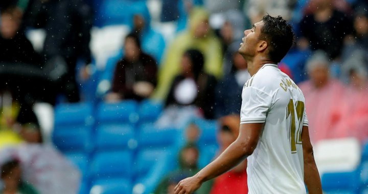 Una foto de Casemiro durante el Real Madrid - Levante / EFE