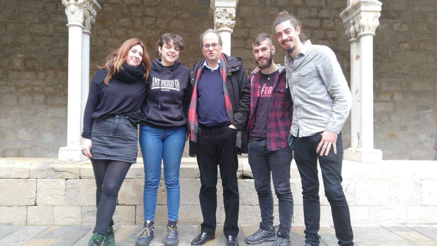 Torra sigue azuzando a los radicales de Arran