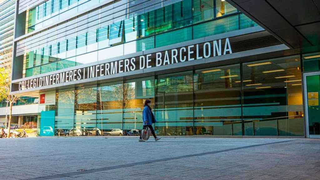 Sede del Colegio Oficial de Enfermería de Barcelona, controlado por la ANC / COIB