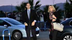 Iñaki Urdangarín y la Infanta Cristina, llegando a la sala donde se celebrará el juicio.